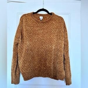 A New Day Mustard Chenille Long Dolman Sleeve Sweater, L 
Excellent condition
